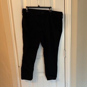 Express Women's Dark Black Skinny Jeans